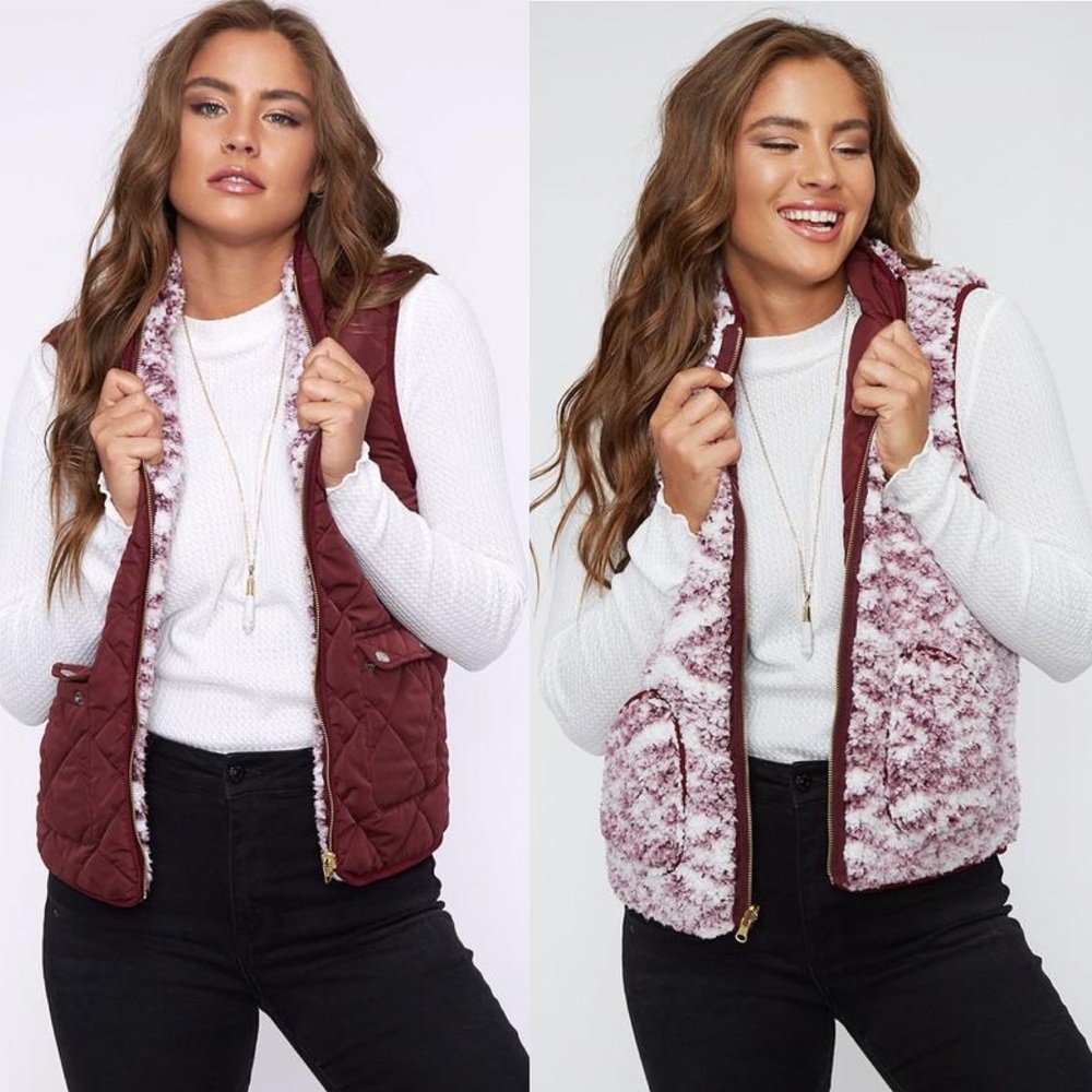 Reversible Sherpa Vest